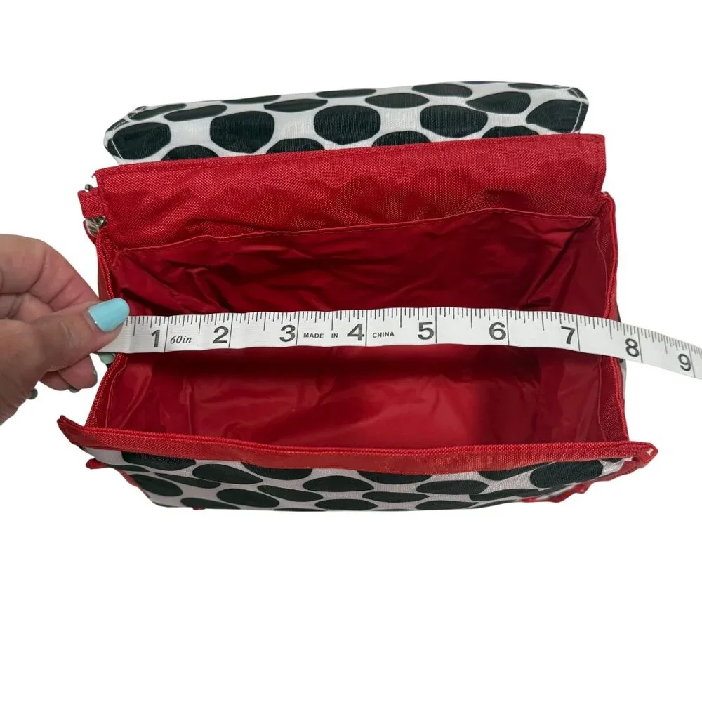 Thirty One Perfect Pet Wristlet in Spotty Black‎ NWOT